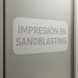 Impresión en Sandblasting