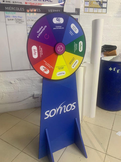 Ruleta de Piso Autosoportable